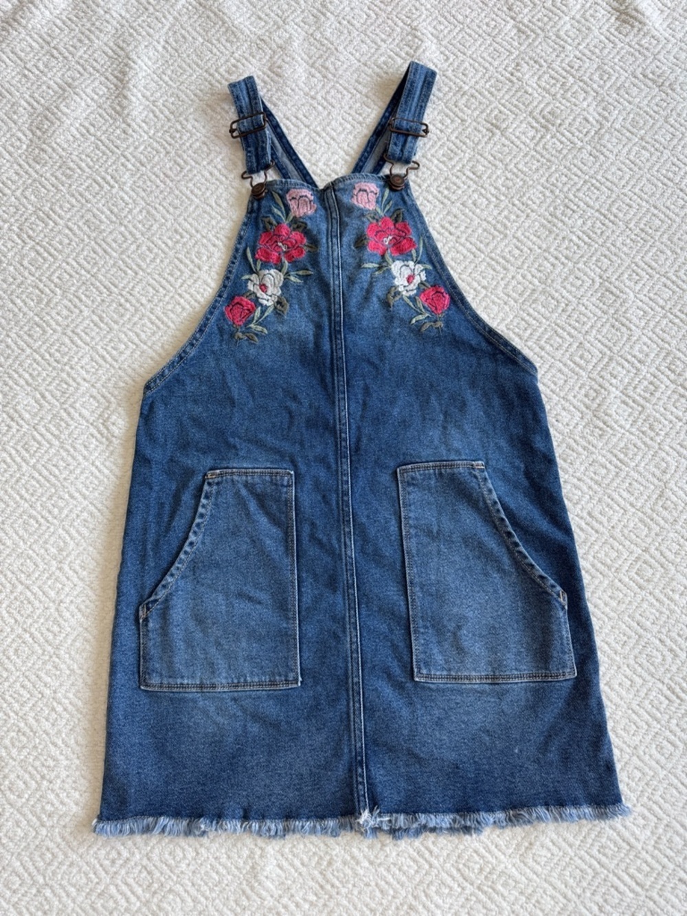 hollister denim dress | Dresses | Hollister Overall With Pink Red Floral Embroidery Sz S Ebay Size:US6-UK8-EUR36 City Chic Plus Size AECORNER